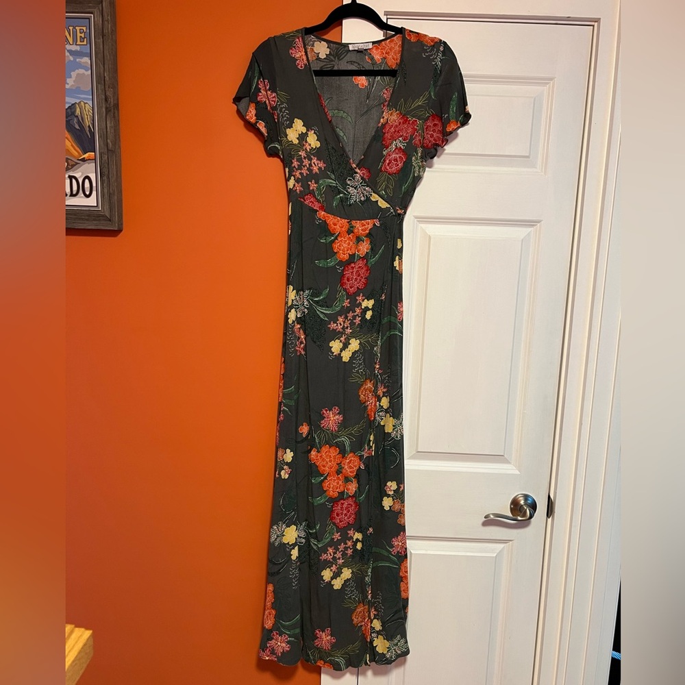 Floral Wrap Dress